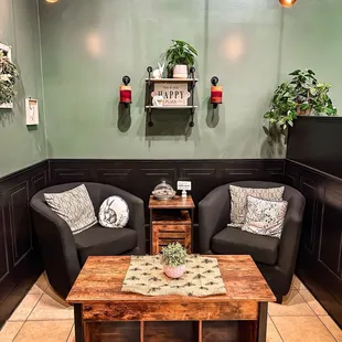 interior, sushi and sashimi