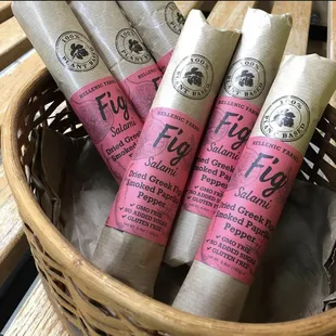 Vegan Fig Salami