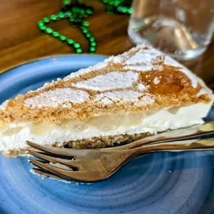 March 18, 1023; Torta di ricotta e pere ($12).