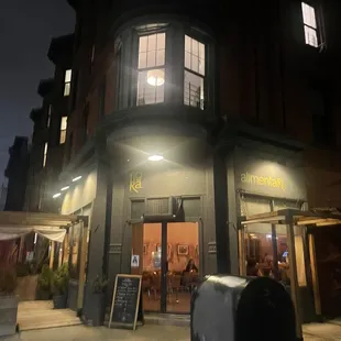 Outside