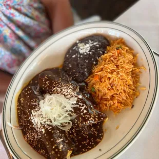 Mole Enchiladas