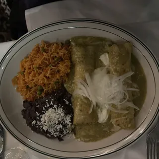 Enchiladas a la Caymus