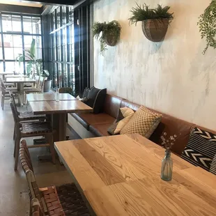 interior, sushi and sashimi