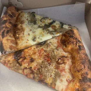 Sausage &amp; mushroom slice