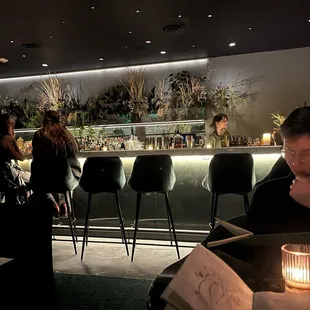 Loved the ambiance and the decor behind the bar