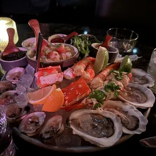 Seafood platter, medium size