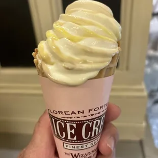 Soft serve: toffee and banana