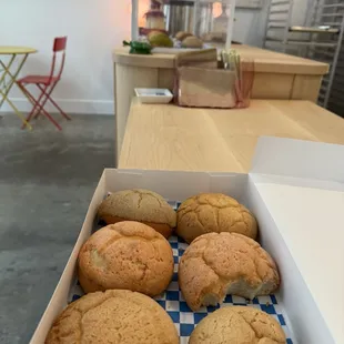 We couldn't wait to get home to try these yummy conchas