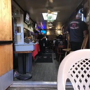 View from the BBQ area
