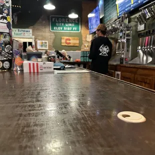 Bar area
