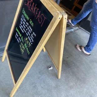 Breakfast menu of 12/11/22