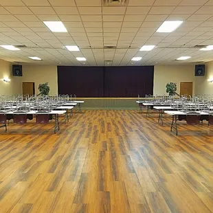 Main Hall facing stage