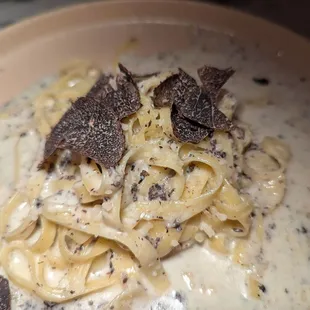 Truffle fettuccine