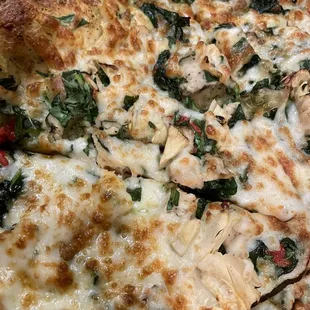 Chicken Basil Pesto Pizza