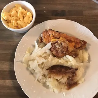 Yammed Fried Chicken with 3 Vegetables