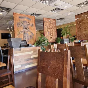 tables and chairs