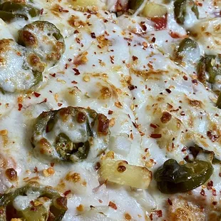 Ham pineapple jalapeño onion