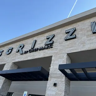 New sign for the cafe
