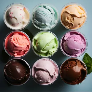 Our imported gelato from Italy