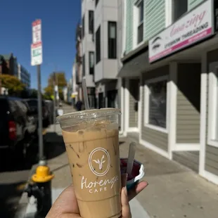 Salted carefully Iced Latte