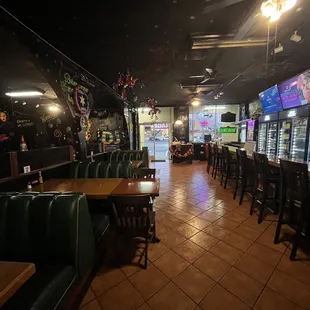 the interior of the restaurant
