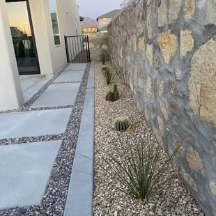 Another section of on the side of the house. Just as I wanted it!