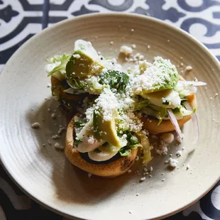 Our sopes de frijol with fresh made masa.