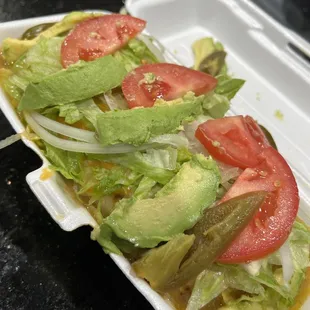 Wet Burrito- Chile relleno &amp; Carnitas