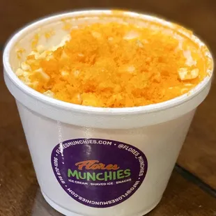 02.11.22 Esquite con Papas with Cheese Puffs (corn in a cup with chips)