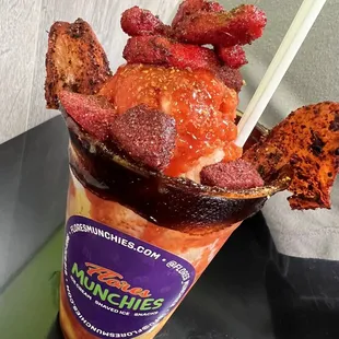 bacon and bacon in a munchie cup