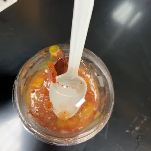 They do have yummy mango toppings.