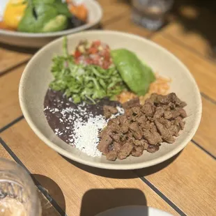 Carne asada bowl