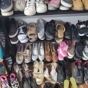 Lots of shoes