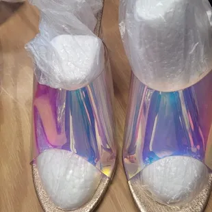 Slip on heels. Size 6 1/2