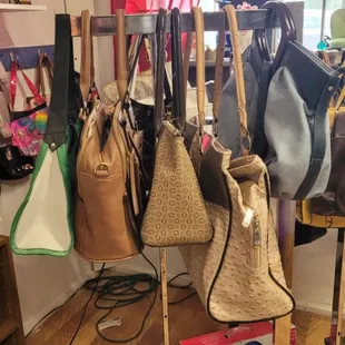 Lots of purses