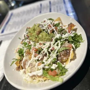 Asada nachos
