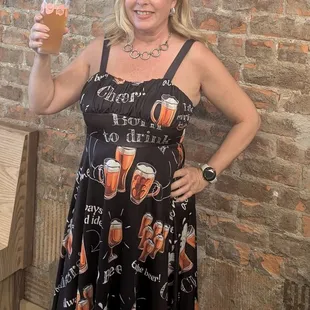 Had to wear my beer dress to the Brewery.