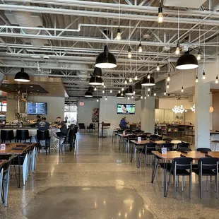 Plenty of indoor seating