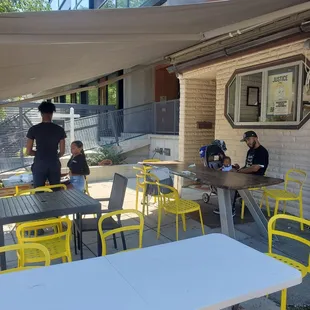 Small seating area