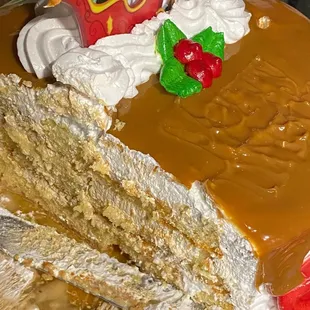 a slice of cake on a plate