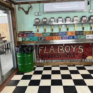 Barbecue sauce counter you have to ask for Blair&apos;s special sauce