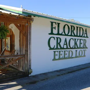 the front of the building