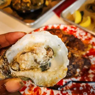 Broiled oyster