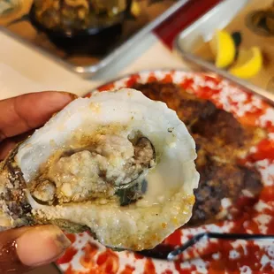 Broiled oyster