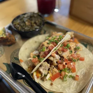 a plate of food