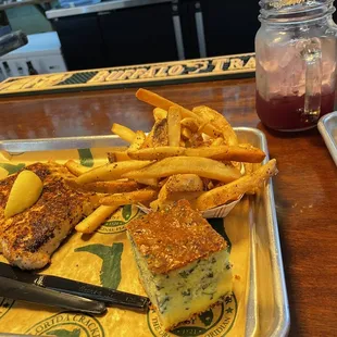 Blackened Mahi Mahi Sandwich