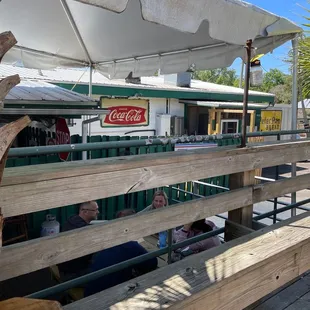 Outside dining available