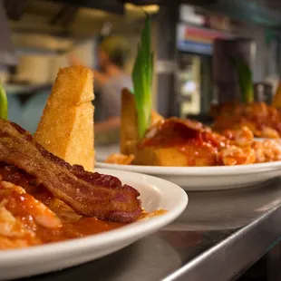 bacon and shrimp