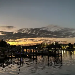 View at sunset from this charming restaurant