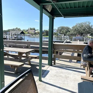 Great view but terrible nightclub music.